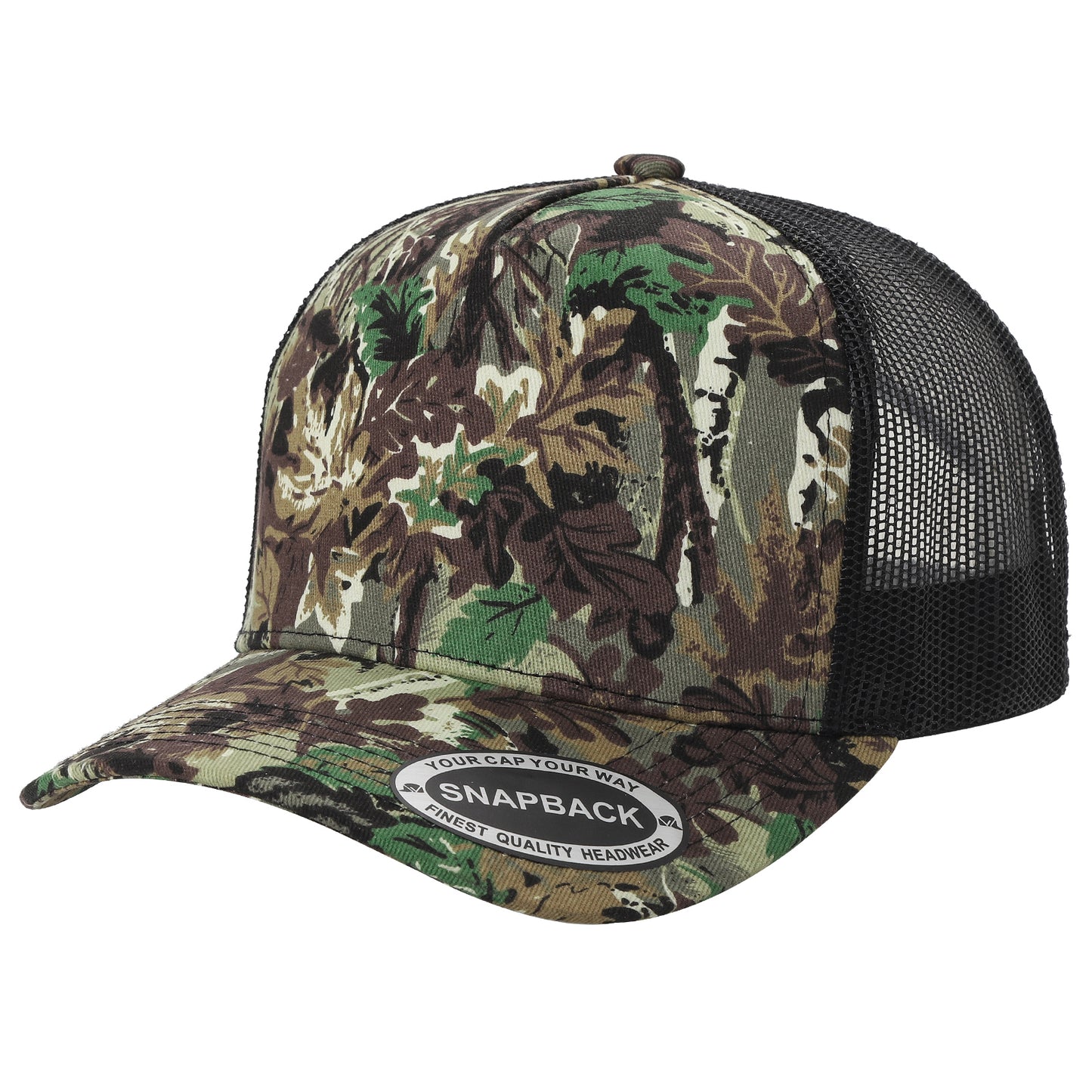 5-Panel Camouflage Trucker Mesh Hat