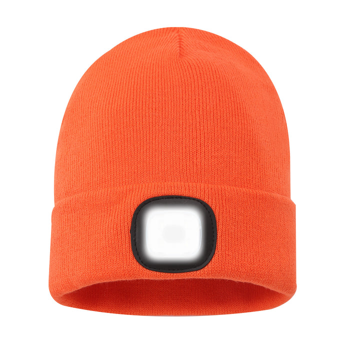 LED Patch Long Beanie