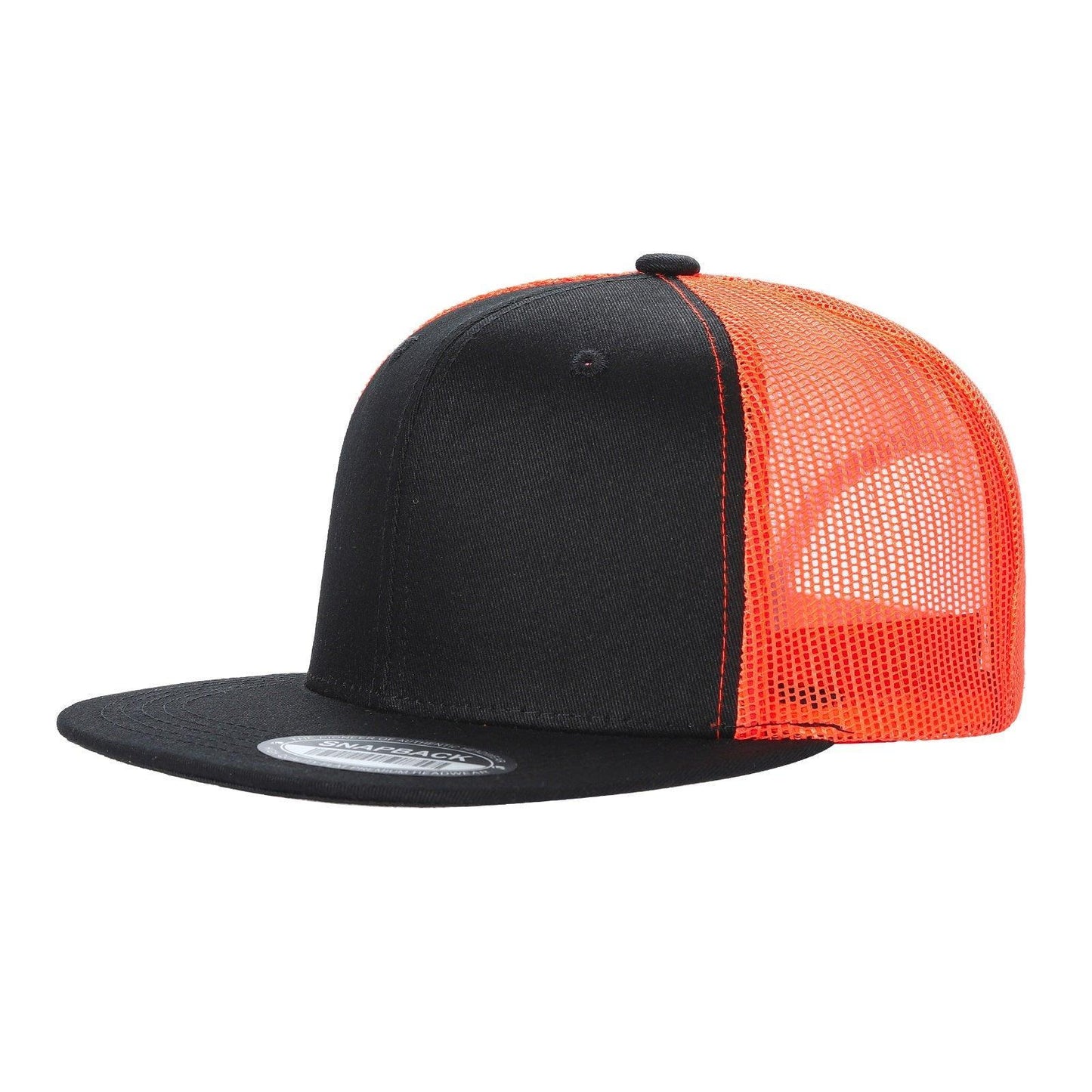 6FTM - 6 Panel Flat Trucker Mesh 2-Tone Hat