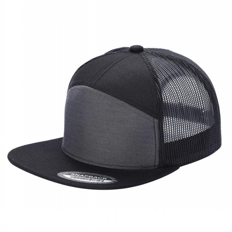 7FTM - 7 Panel Flat Bill Trucker Cap