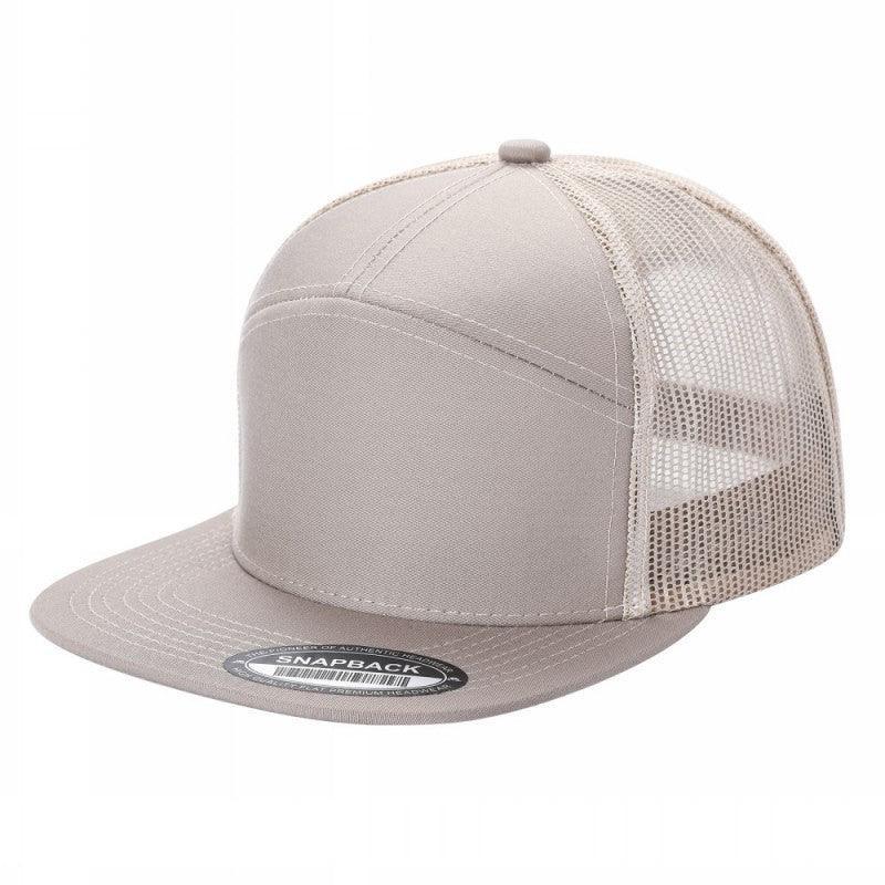7FTM - 7 Panel Flat Bill Trucker Cap