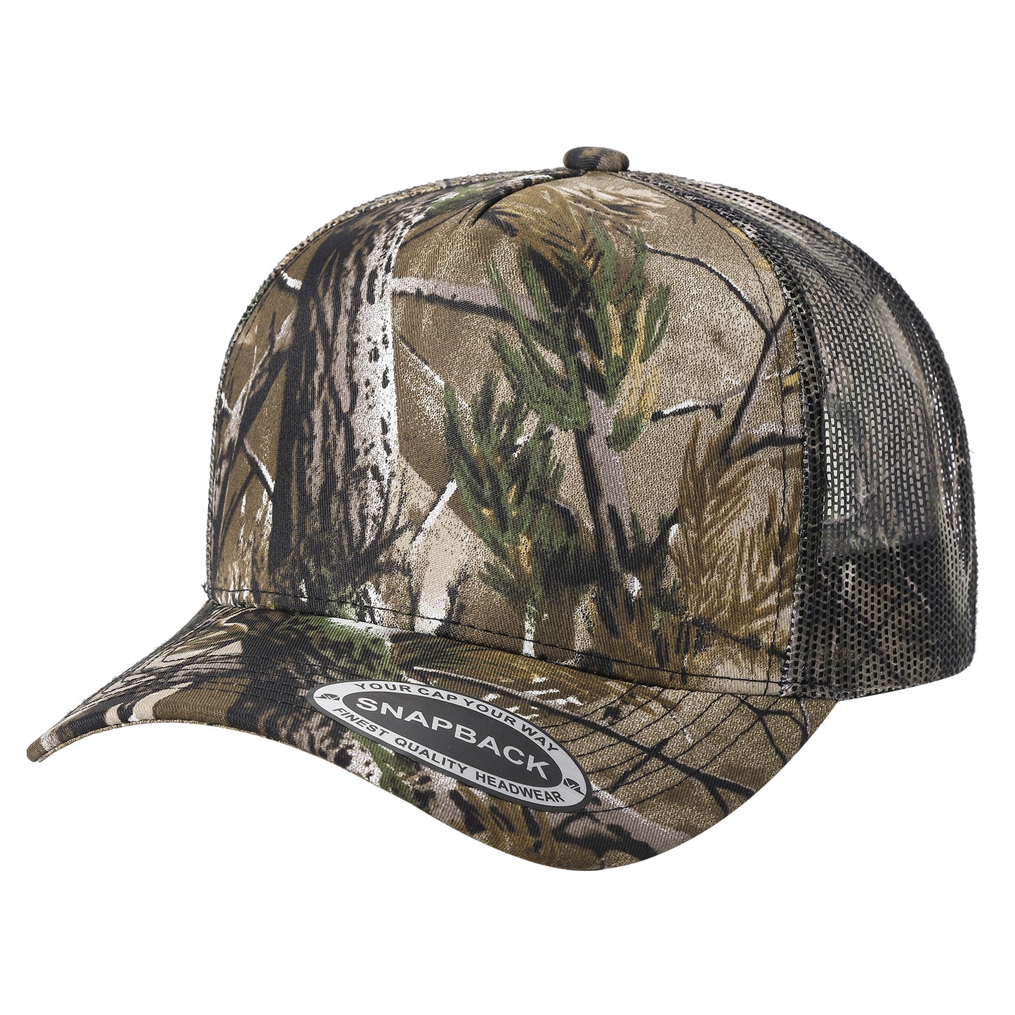 5-Panel Camouflage Trucker Mesh Hat