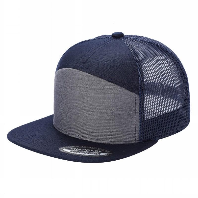 7FTM - 7 Panel Flat Bill Trucker Cap