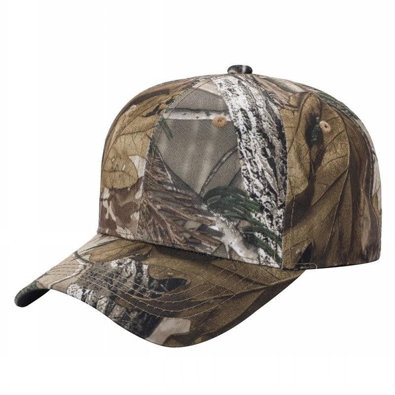 Waycap V1 camouflage baseball cap made of 100% polyester with adjustable Velcro closure.