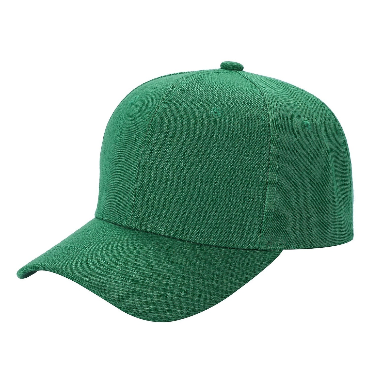 Waycap V1 green polyester baseball cap with Velcro closure and adjustable fit
