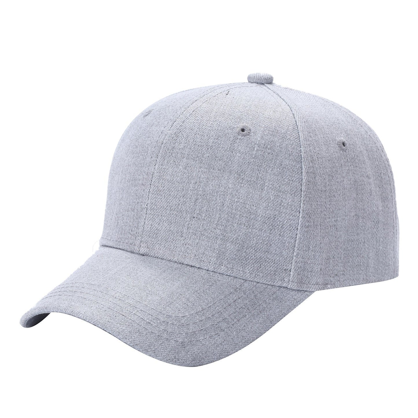 Waycap V1 grey polyester baseball cap with Velcro closure and adjustable fit