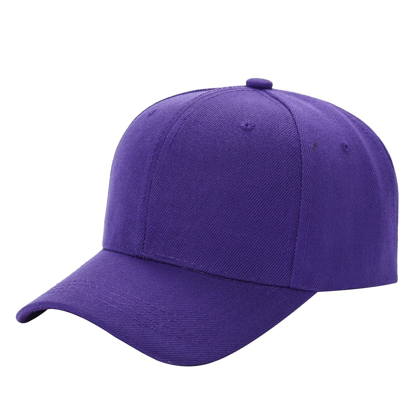 Waycap V1 purple polyester baseball cap with adjustable Velcro closure and curved brim.